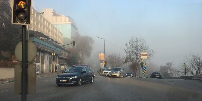 Bursa’da Sisli Hava Trafiği Olumsuz Etkiliyor
