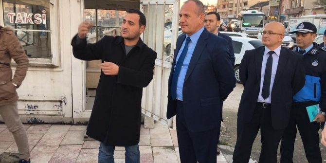 Belediye Başkanı Mehmet Keleş Esnafı Gezdi