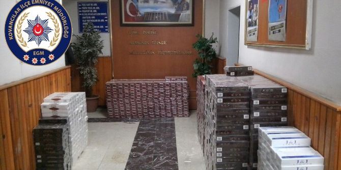 Elazığ’da 14 Bin Paket Kaçak Sigara Yakalandı