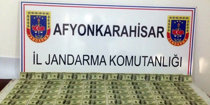 Afyonkarahisar’da Jandarmadan Sahte Para Operasyonu