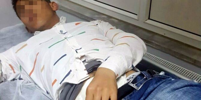 Bıçaklı Saldırıya Uğrayan Genç Hastanelik Oldu