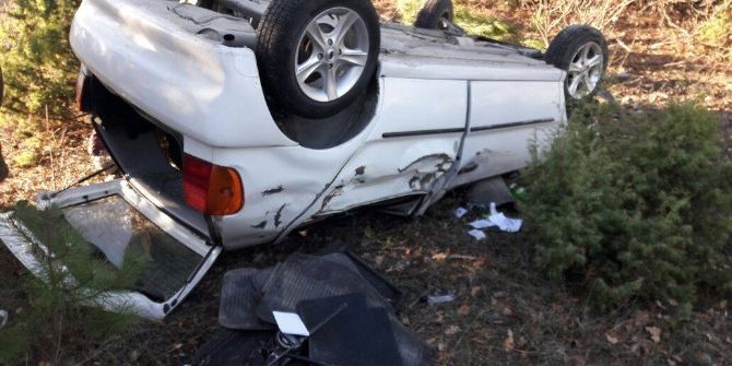 Emet’te Trafik Kazası: 1 Yaralı