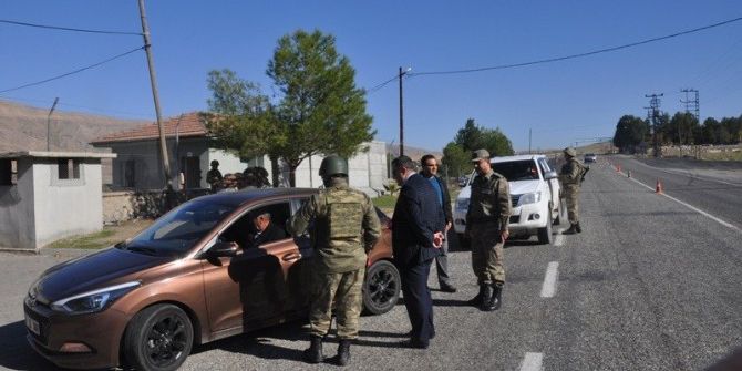 Kaymakam Yol Kontrol Ve Arama Noktalarını Denetledi