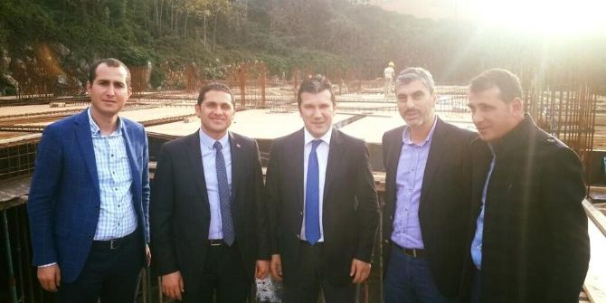 Karaduman Spor Tesisleri İnşaatını İnceledi