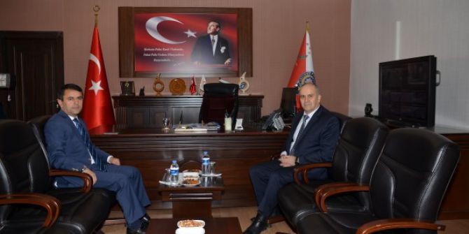 Vali Aktaş, Emniyet Müdürü Artunay’ı Ziyaret Etti