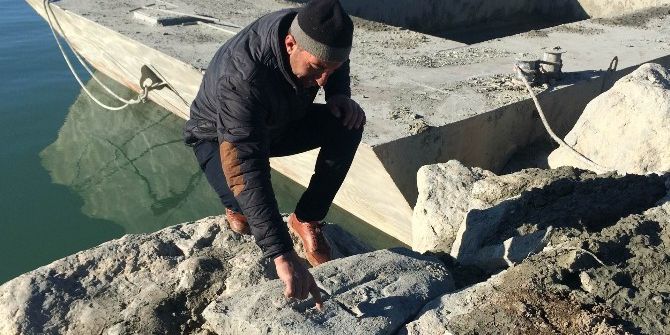 Van Gölünden “Haç” Figürlü Taşlar Çıktı