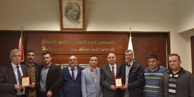 Eğitimcilerden Kurtulan’a Teşekkür Ziyareti