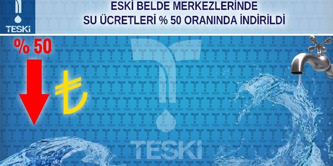 Tekirdağ’da Eski Belde Merkezlerinde Su Ücreti Yüzde 50 İndirildi