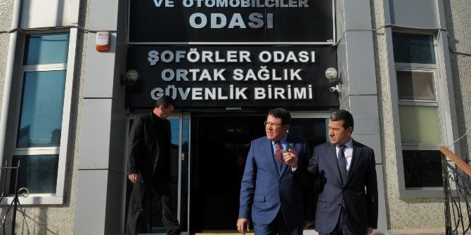 Vali Çelik, Eskişehir Şoförler Ve Otomobilciler Odası’nı Ziyaret Etti