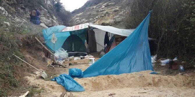 Mağarada Kaçak Kazıya Suçüstü