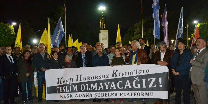 Kesk Ve Eğitim-sen Üyelerinin Basın Açıklamaları Sürüyor