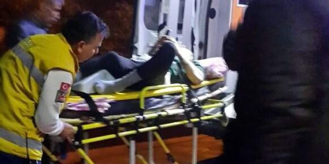 Motosiklet Devrildi: 1 Yaralı