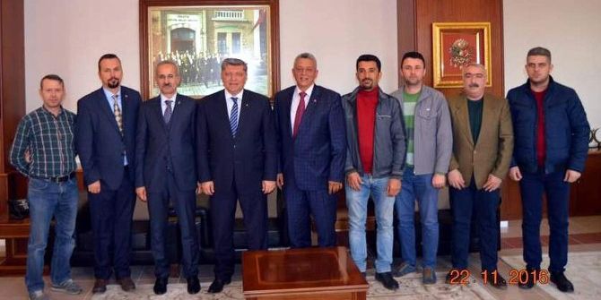 Aydınlı Marangozlardan Emniyet Müdürü Baştuğ’a Ziyaret