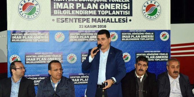 Kepez’de Kentsel Dönüşüm Seferberliği