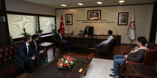 Alperen Ocaklarından Başkan Osman Zolan’a Ziyaret