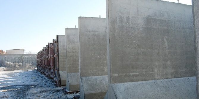 Akçakale’de Sınıra Duvar Örülüyor