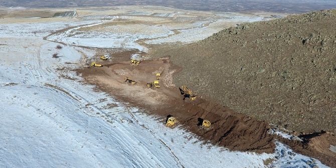 Büyükşehir Kar-kış Demeden Gölet Yapmaya Devam Ediyor