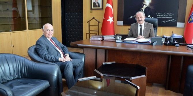 Başkan Eşkinat’tan Yeni Emniyet Müdürüne Hayırlı Olsun Ziyareti