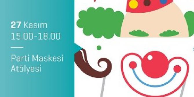 Miniklerden Renkli Parti Maskeleri