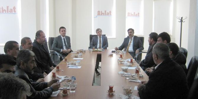 Vali Çınar, Taş İşletmecileriyle Bir Araya Geldi