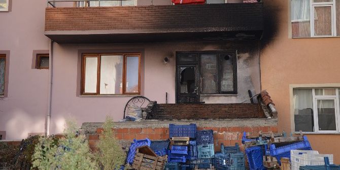 Bozüyük’te Kömürlük Yangını