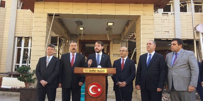 Bakan Albayrak Adana Valiliği Önünden Teröre Meydan Okudu