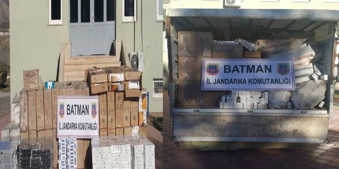 Batman’da 74 Bin 617 Paket Kaçak Sigara Ele Geçirildi