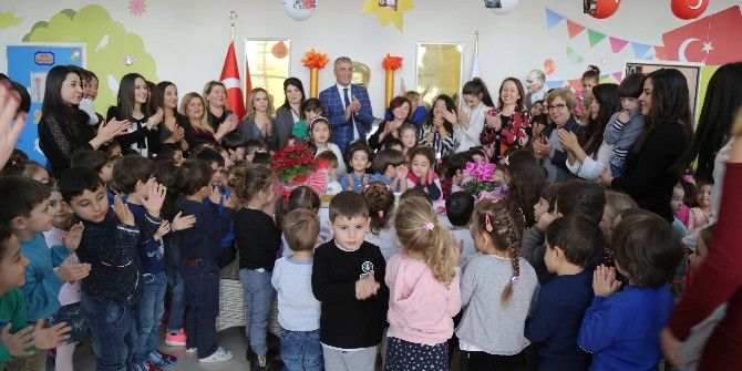 Mezitli’de Miniklerin İlk Öğretmenler Günü Heyecanı