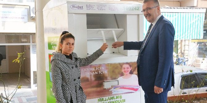 Karacabey Belediyesi’nden “Giyecek Kumbarası”