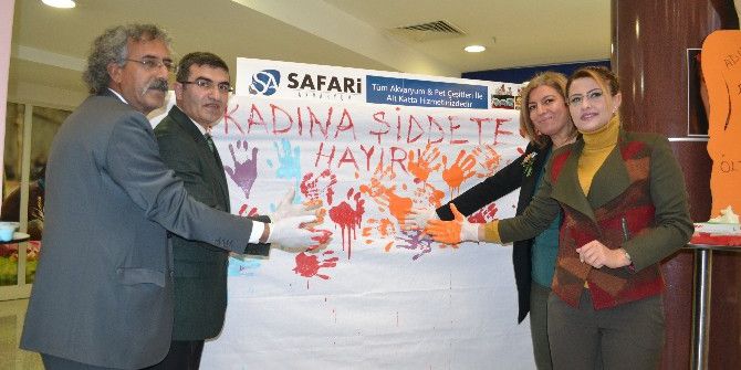 Erzurum’da ’Kadına Yönelik Şiddetin Ortadan Kaldırılması İçin Uluslararası Mücadele Ve Dayanışma Günü’ Etkinlikleri