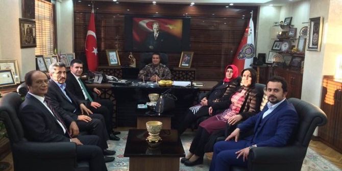 Sağlık-sen Heyeti Müdür Metin Alper’e Hayırlı Olsun Dileklerinde Bulundu