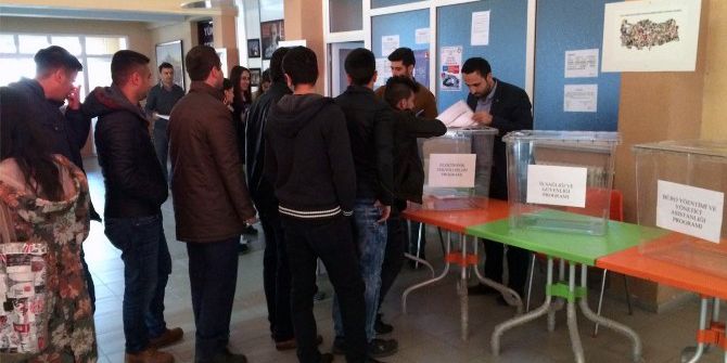 Osmancık Ömer Derindere Myo’da Seçim Heyecanı