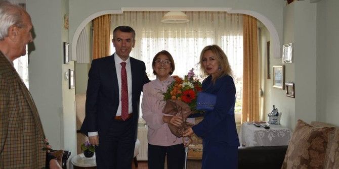 Emekli Öğretmenleri Ziyaret Ettiler