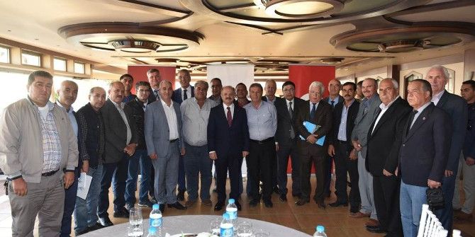 Vali Çakacak, Mezitli Mahalle Muhtarlarıyla Buluştu