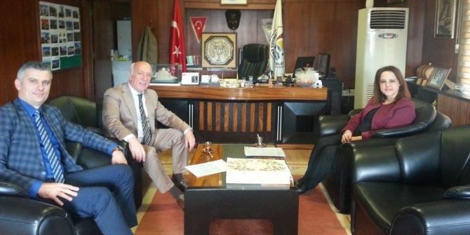 Sgk İl Müdürü Alan’dan Başkan Uyan’a Ziyaret