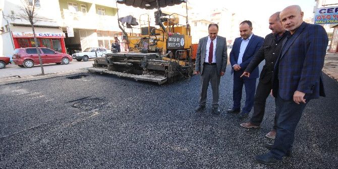 Beyşehir’de Şehit İbrahim Bey Caddesi Asfaltlanıyor