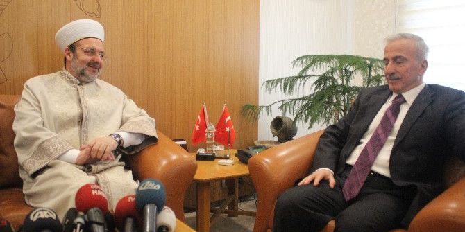 Diyanet İşleri Başkanı Görmez’den Vali Kamçı’ya Ziyaret