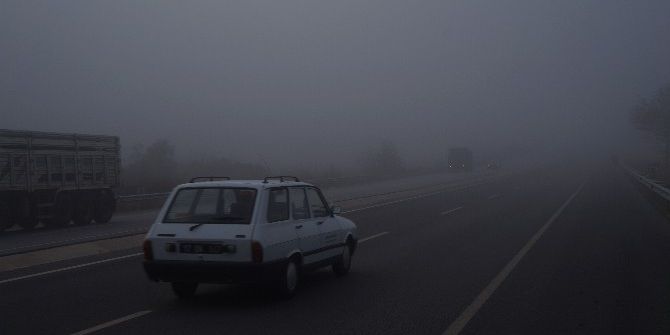Bursa-izmir Kara Yolunda Yoğun Sis