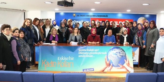 Ak Parti Kadın Kollarından Başkanlığı’ndan 25 Kasım Kadına Yönelik Şiddete Karşı Mücadele Günü Açıklaması