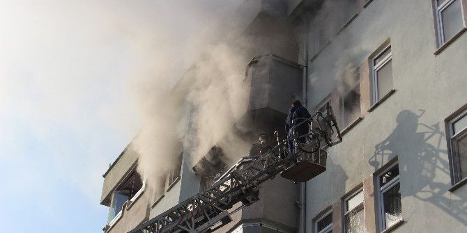 Osmaneli’de Yangın Paniği