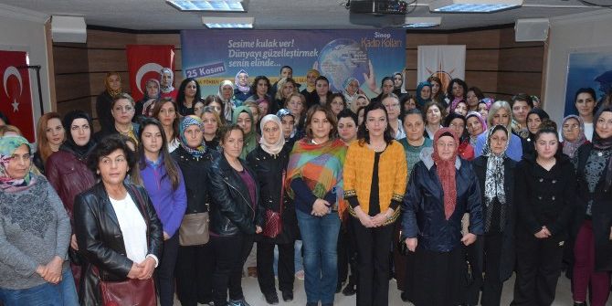 Ak Parti’li Kadınlardan Kadına Şiddete Tepki