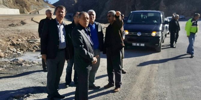 Erkenek İçme Suyu İsale Hattı Yenileme Çalışmaları İncelendi