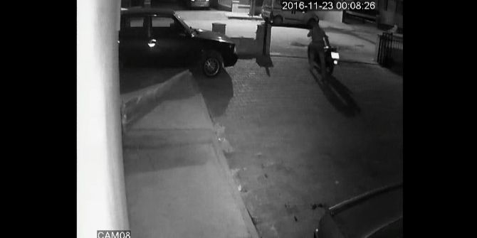 Motosiklet Hırsızlığı Kamerada