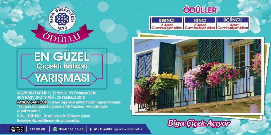 Biga Çiçek Açıyor