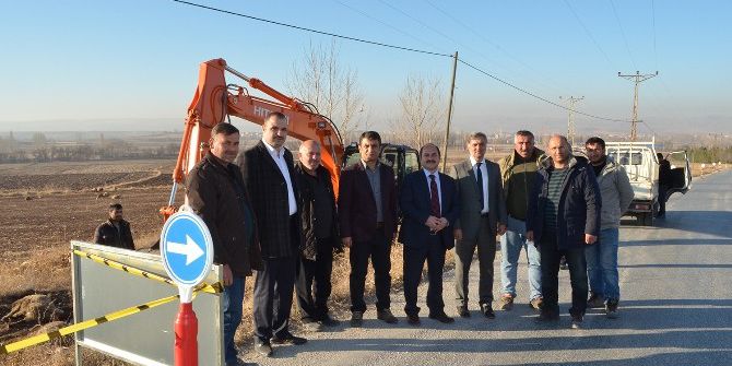 Alaca’da İçmesuyu Şebeke Hattı Çalışmaları Start Aldı