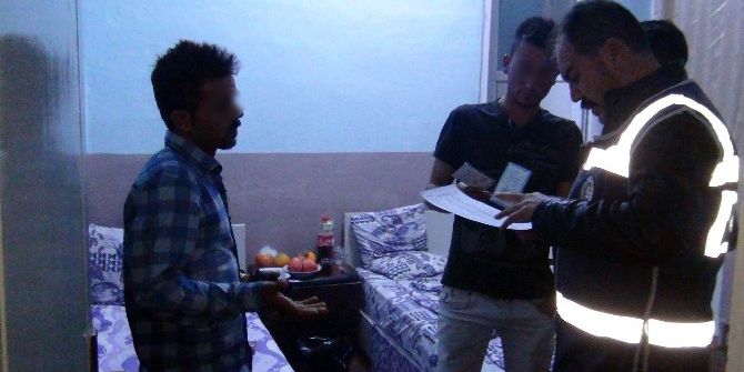 Gaziantep’te Eğlence Merkezleri Ve Otellere Baskın