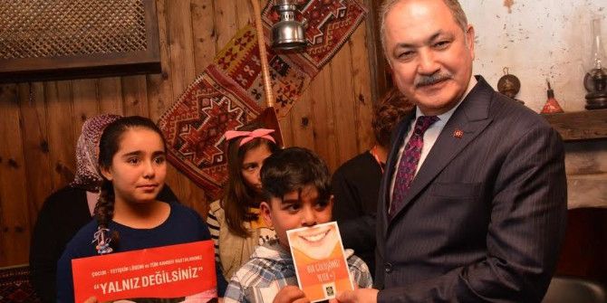 Lösemi Hastası Çocuklar Başkan Kara İle Bir Araya Geldi