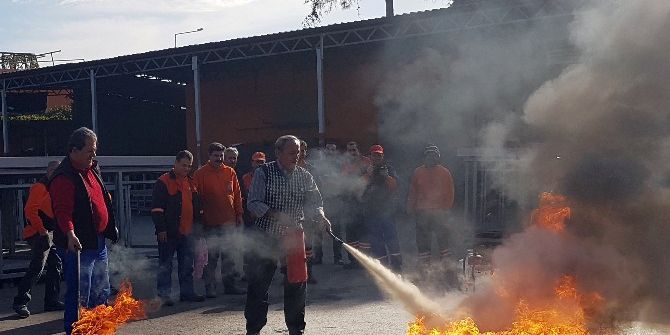 Muratpaşa’da Yangın Tatbikatı