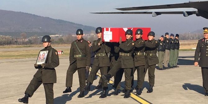 Şehit Asker İşleyen’in Naaşı Zonguldak Havalimanı’na Getirildi