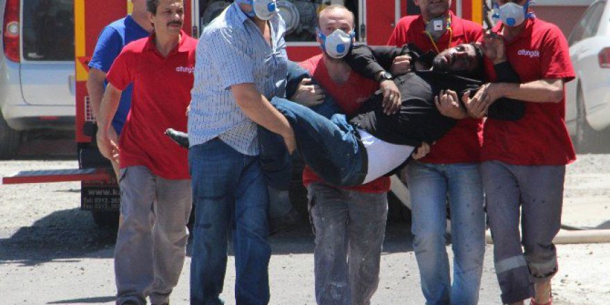 Mobilya Fabrikasında Korkutan Yangın